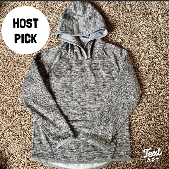 Under Armour Other - HP 🎉 Under Armour Storm Jumbo Logo Hoodie Grey YM